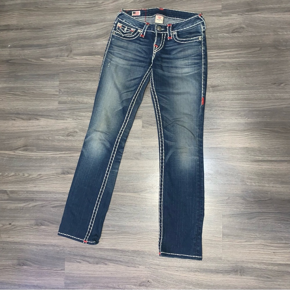 Authentic Women's size 25 True Religion Billy Super T Jeans
